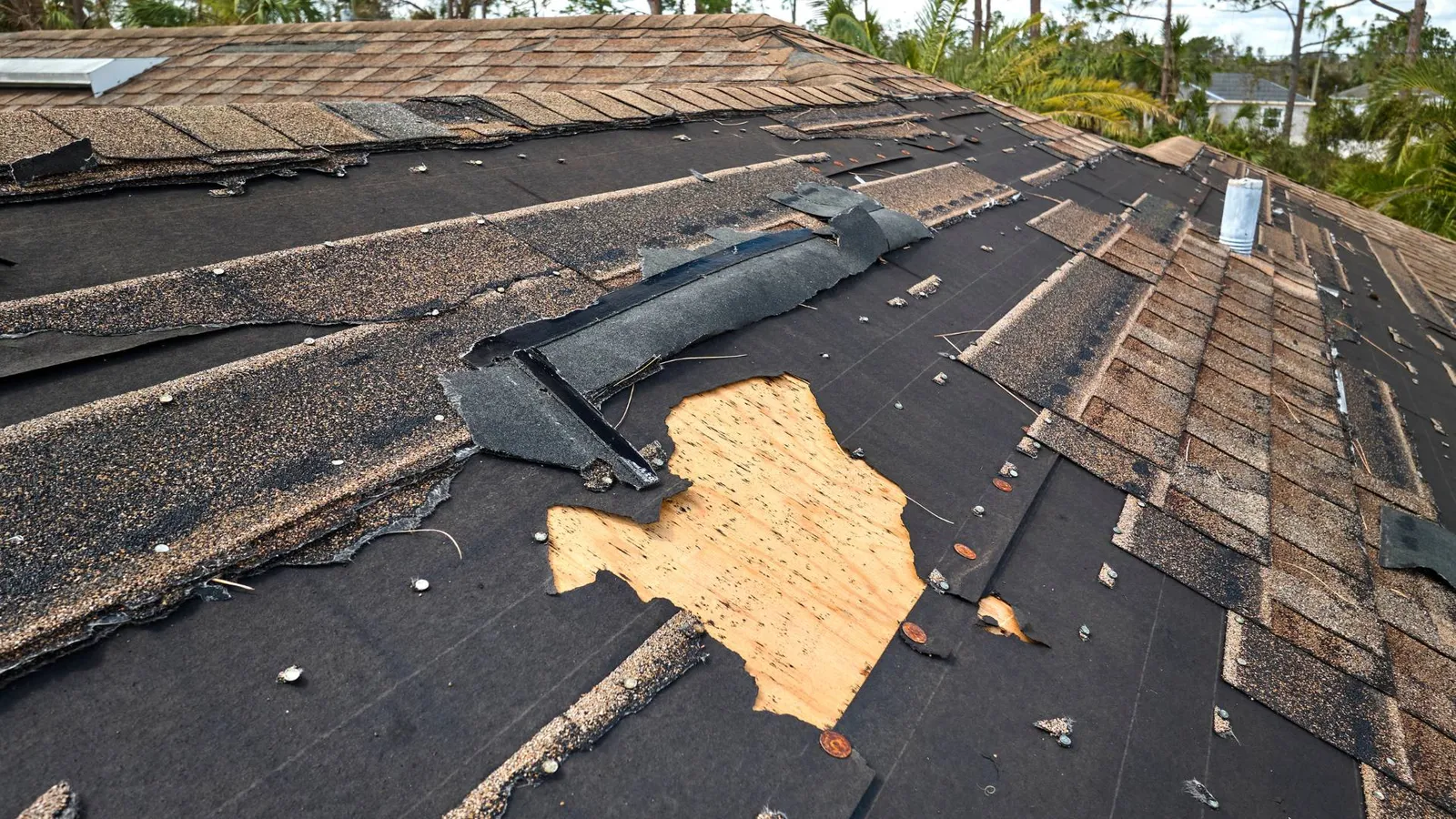 Storm damage roofing repair and insurance help